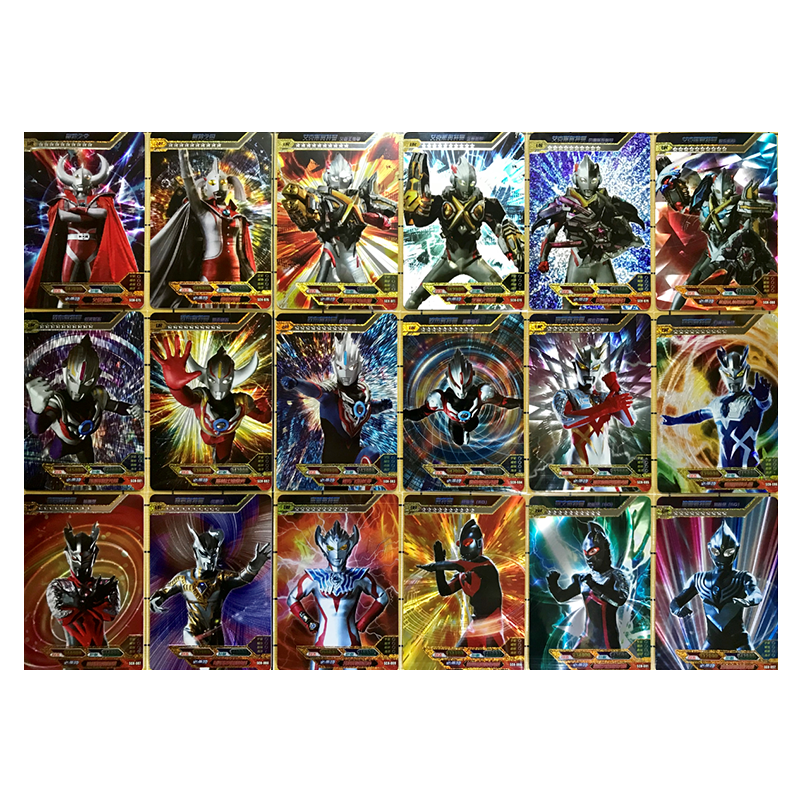 奥特曼卡片传奇版荣耀版二弹白金ur赛迦奥特hr3d立体卡赛迦全套儿童