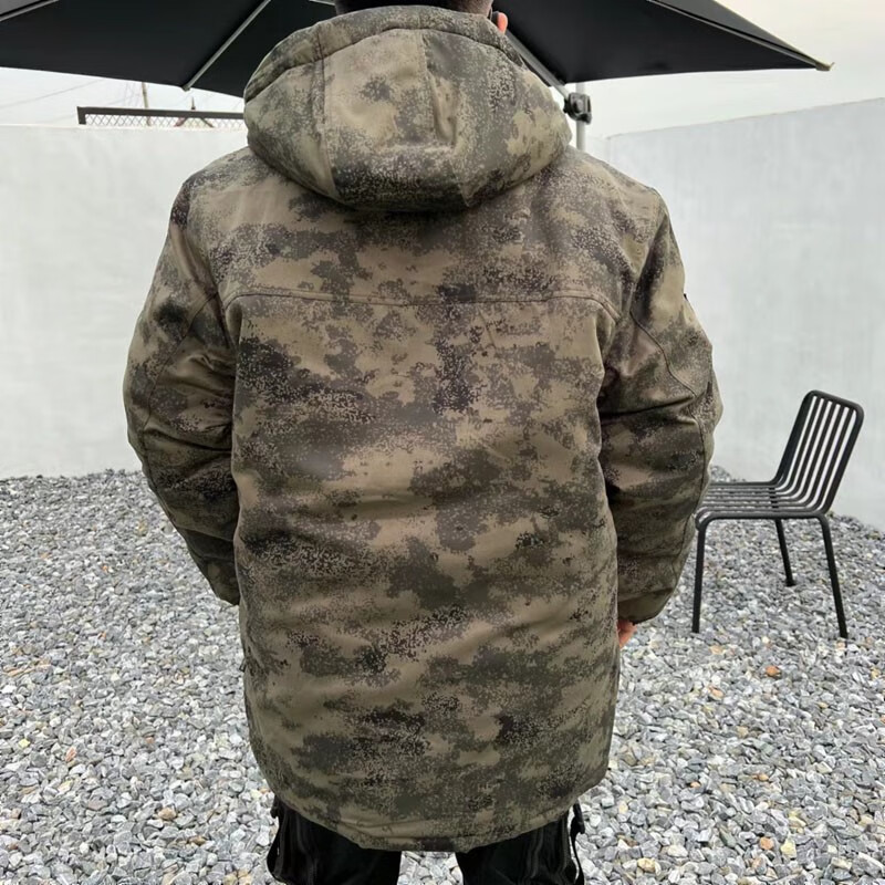 棉大衣男冬季加绒加厚冷库工作服中长款防寒保暖防水劳保棉袄 星空