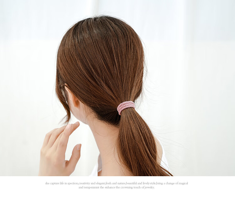 头绳女扎头发小皮筋女ins韩国网红韩版森系可爱橡皮筋发圈皮套混色10