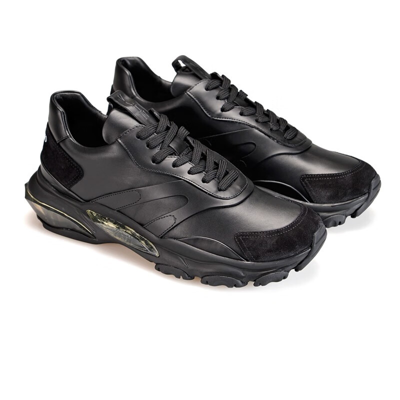 valentino 华伦天奴男鞋奢侈品男士休闲老爹鞋sy2s0b05 黑色0no 40码