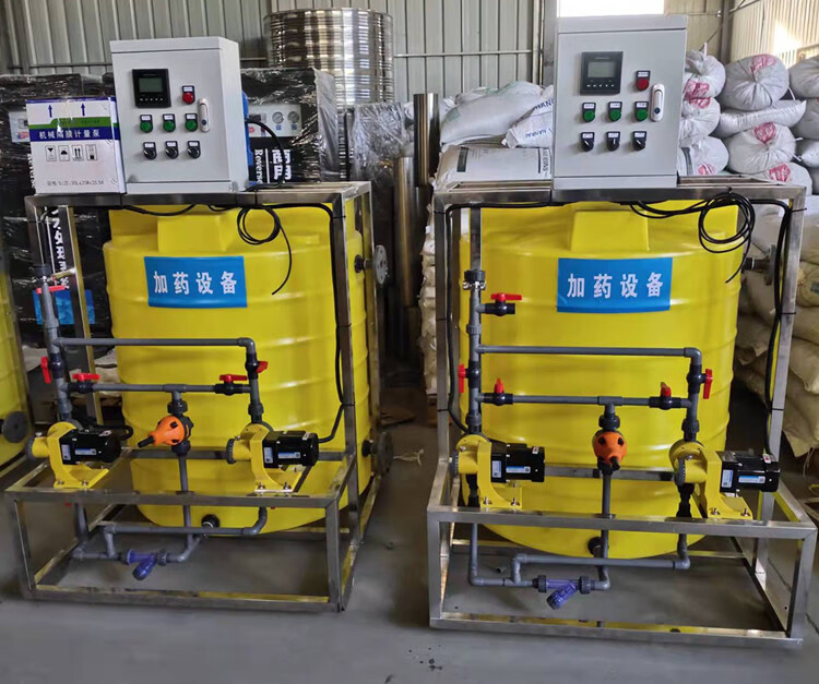 pe加药桶搅拌机流量计量泵装置pam投药器桶箱污水处理pac加药装置 500