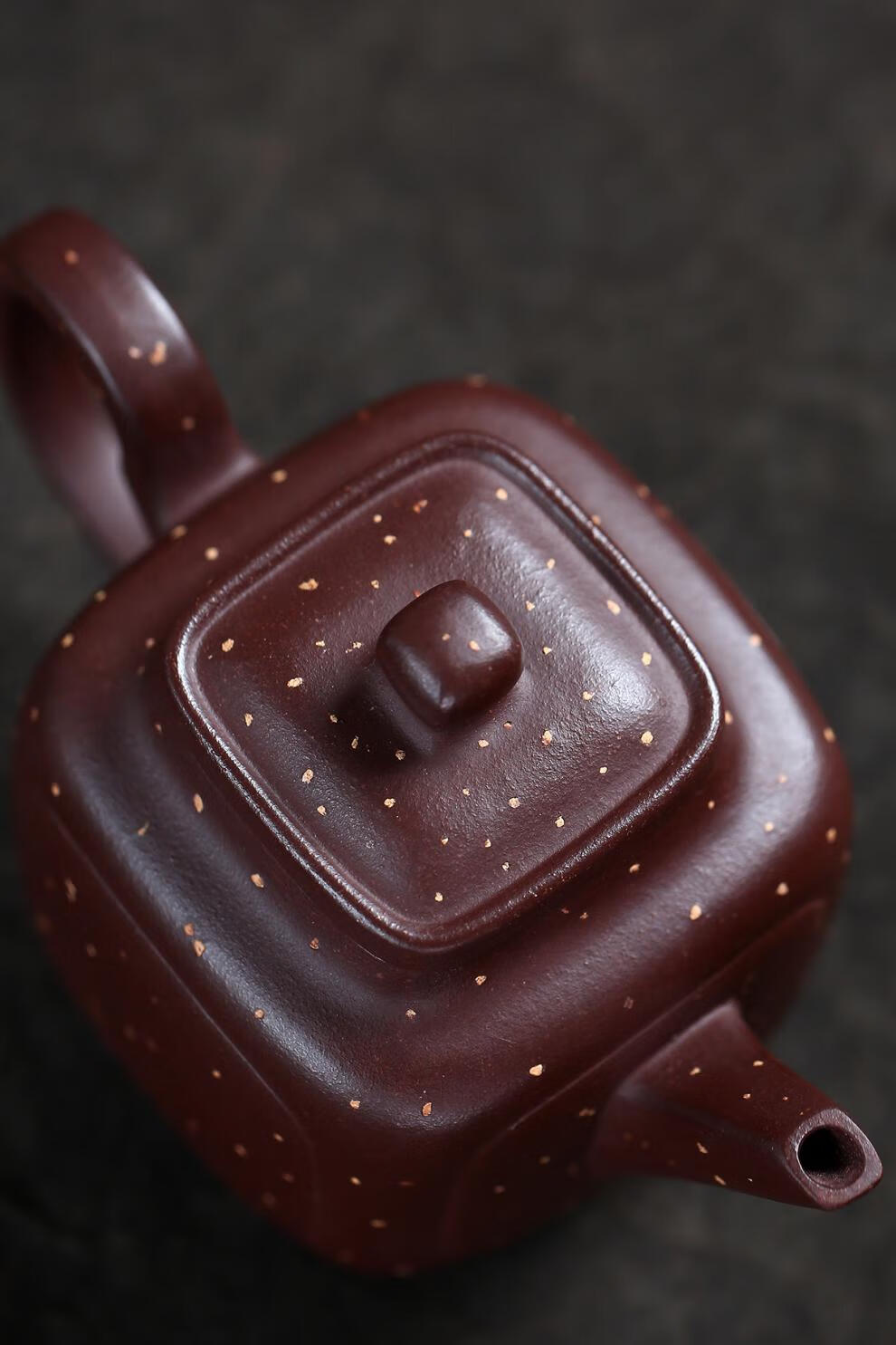 冶秋(yeqiu) 【官方旗舰】宜兴大师级王芳全手工四方宫灯紫玉金砂紫砂