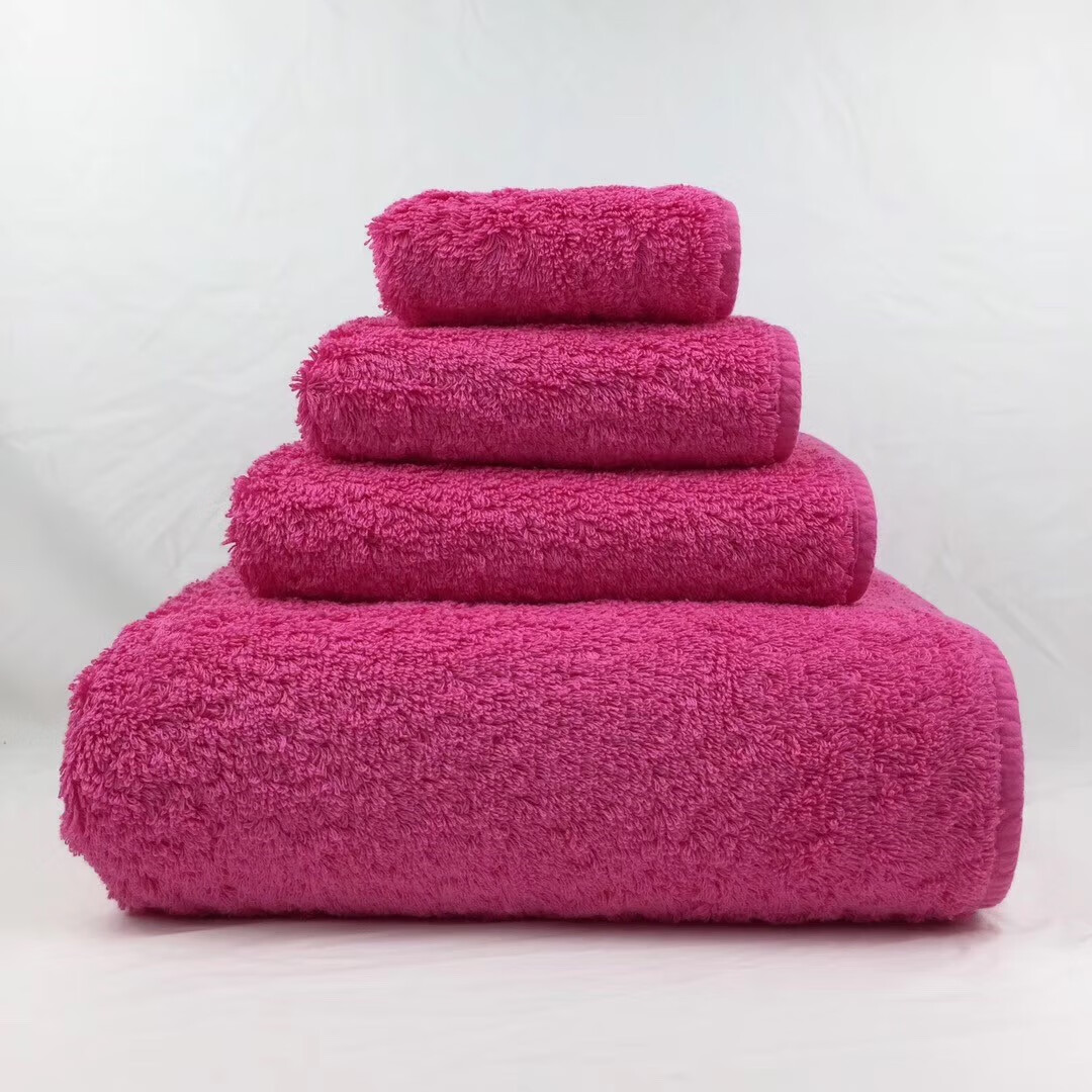 abyss浴巾爱比丝工艺礼品毛巾纯棉加厚长绒棉吸水酒店大浴巾出口 橘色