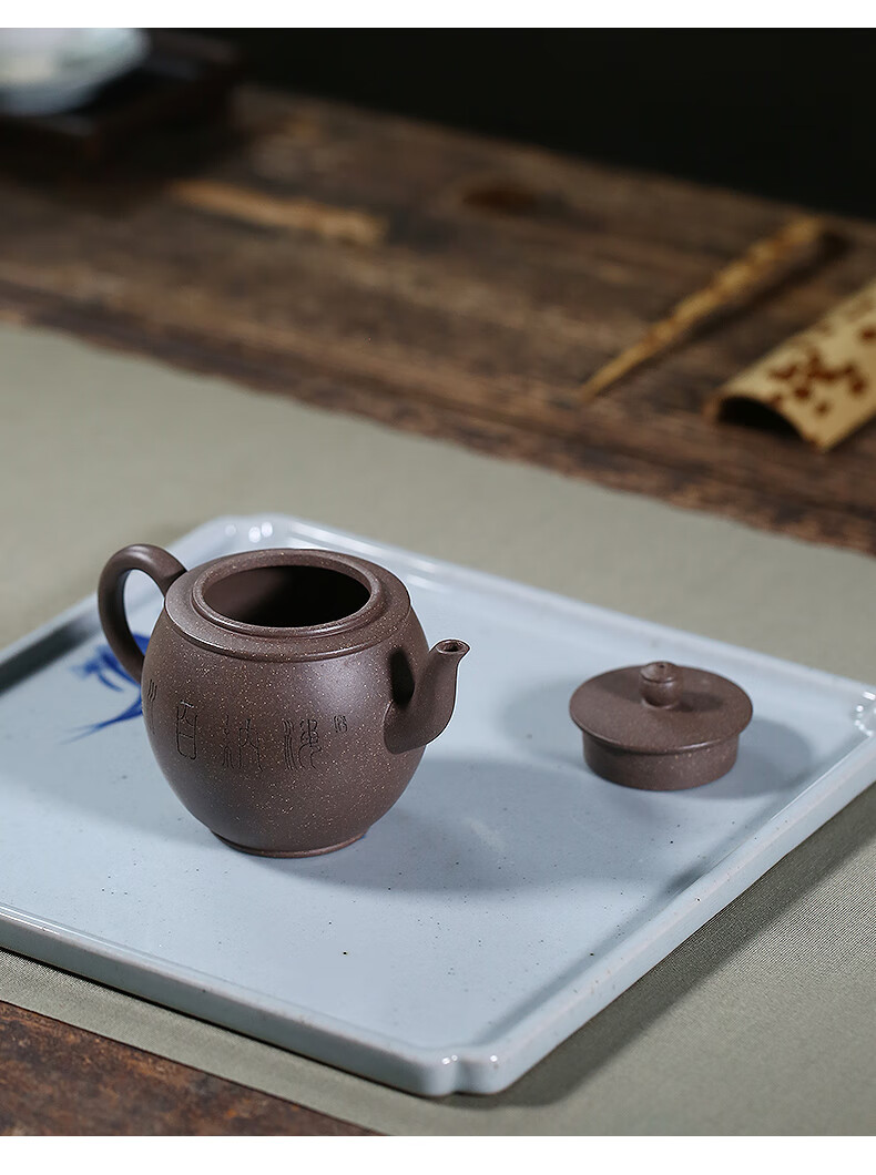 紫砂壶名家全纯手工茶具茶壶家藏原矿青段泥云肩壶青段泥云肩芦银霞