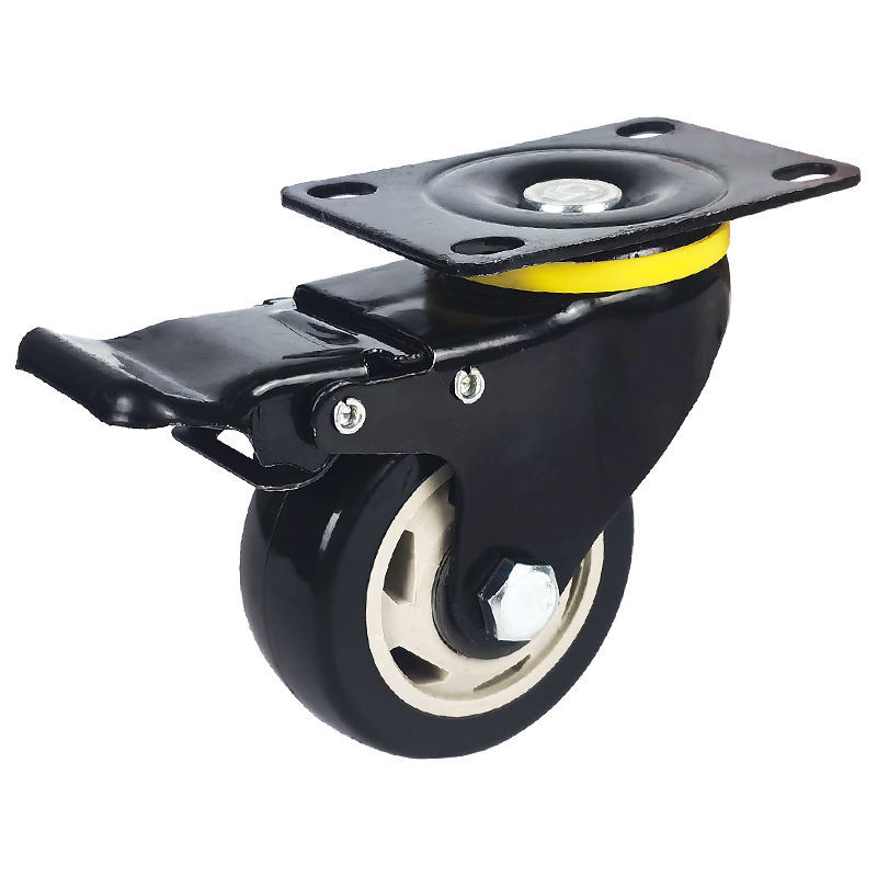 万向轮轮子手推车重型承重滑轮脚轮15寸2寸双轴承小车轮子大全1个刹车