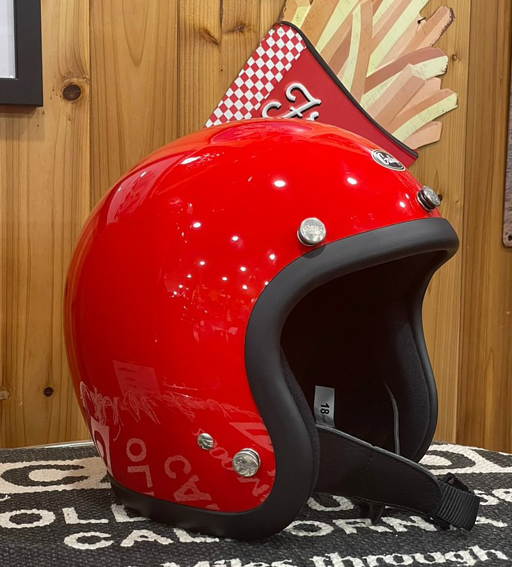 台湾gallop复古vespa姜戈半盔踏板电动摩托车头盔机车34半盔男女糖果