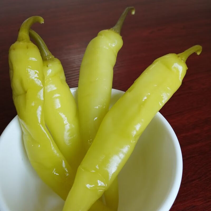 广西玉林泡椒酸辣椒长辣椒白椒醋泡酸脆爽口腌制辣椒酸料酸嘢酸野500