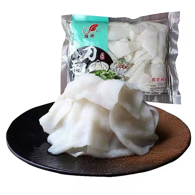 湖北特色魔芋大刀素毛肚350g 仿百叶 素食素肉餐厅凉拌菜关东煮麻辣烫