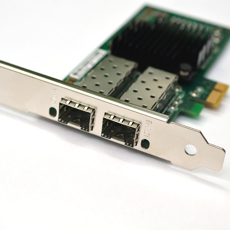 联纤intel英特尔82576千兆光纤网卡pci-e x1桌面光纤网卡82576f1l