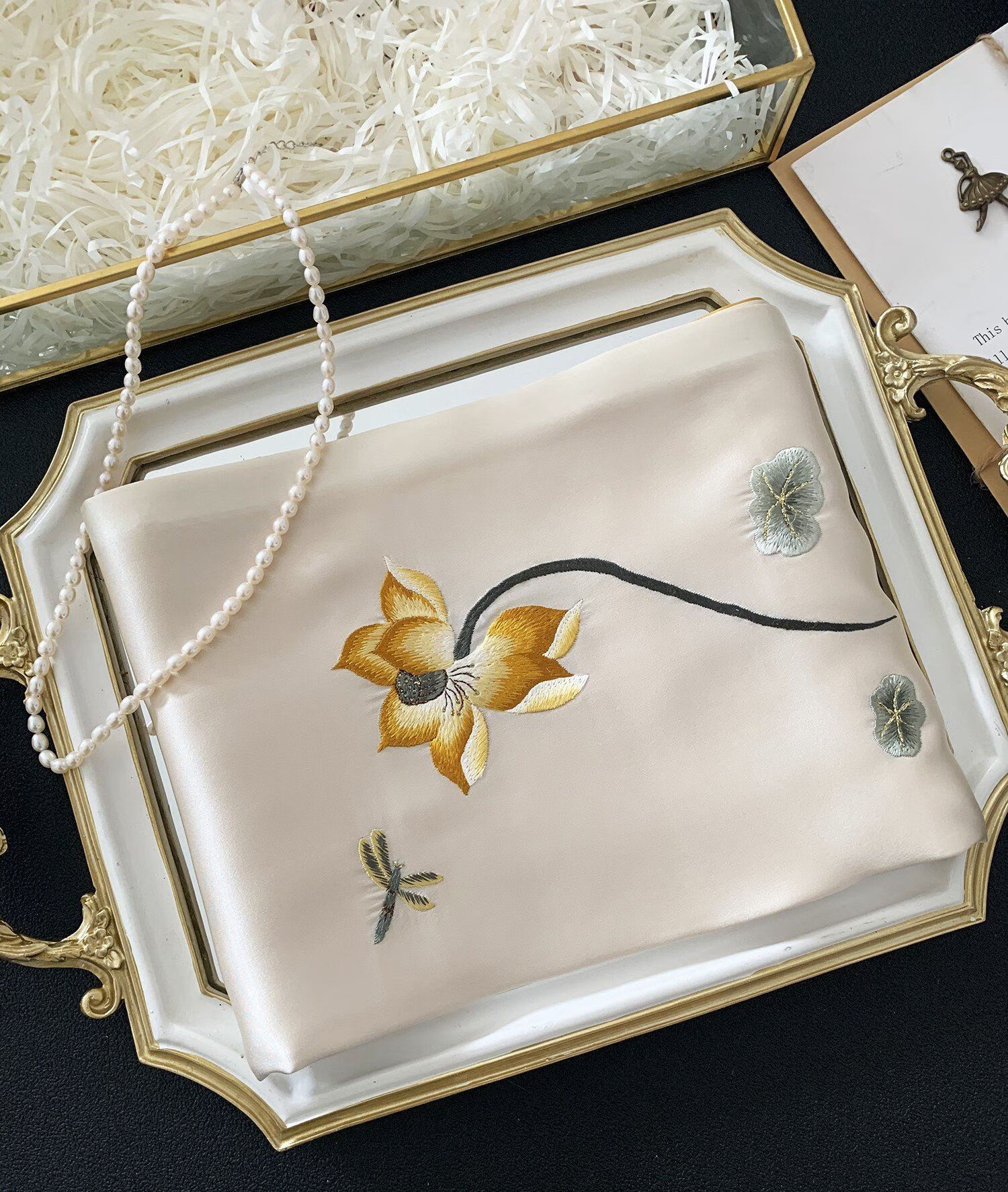 苏州刺绣丝巾女桑蚕丝真丝纯手工苏绣杭州丝绸礼盒装送礼夏妈妈中年