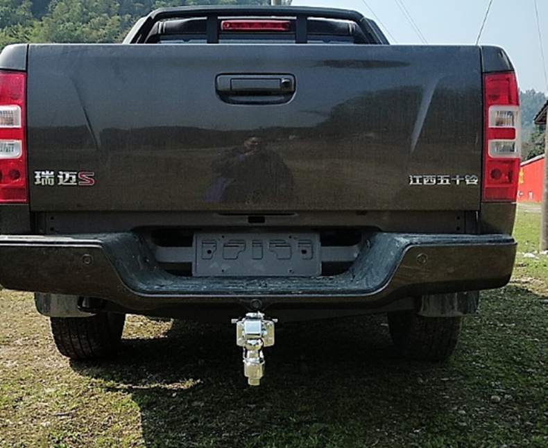 适用于上汽大通t60拖车钩t70/t90皮卡改装拖车杠后拖钩托车架流氓牵引