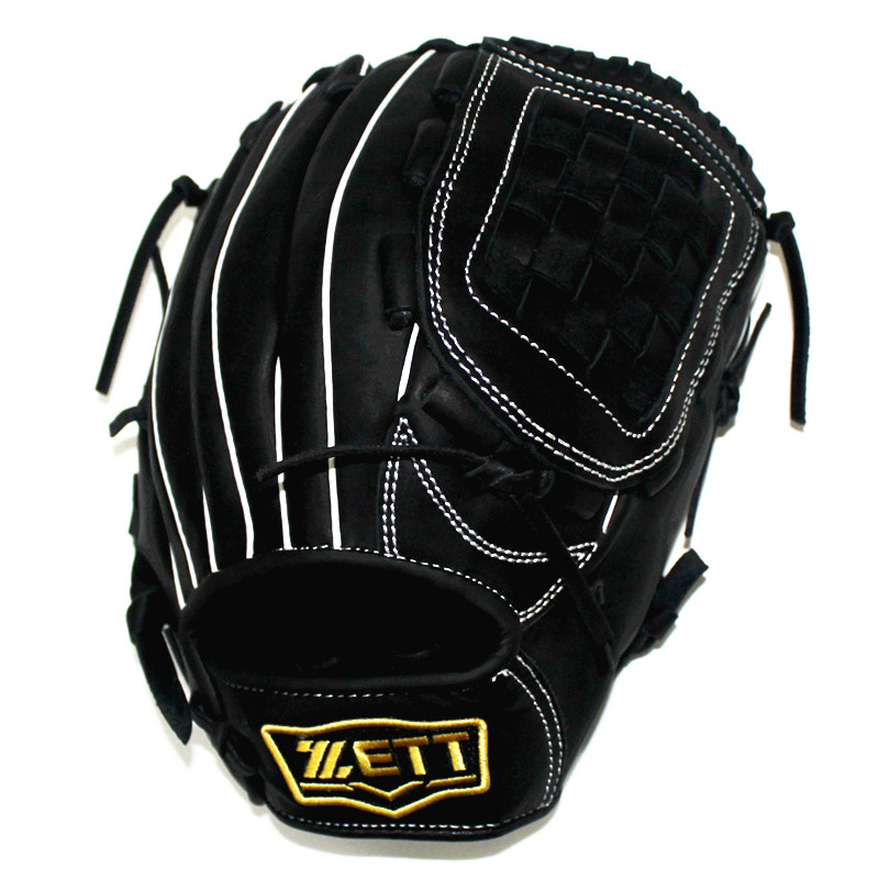 泽旭 成人款牛皮制通用型棒球手套 成人12寸,红色封闭档,右投 戴左手