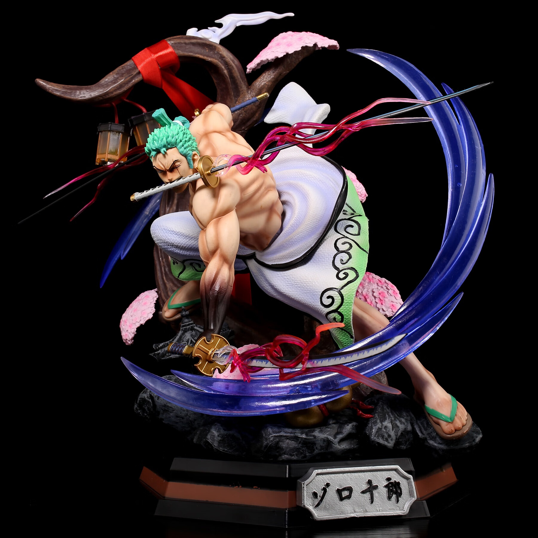 海贼王手办和之国四五档路飞索隆超大型雕像模型动漫摆件 四挡蛇人