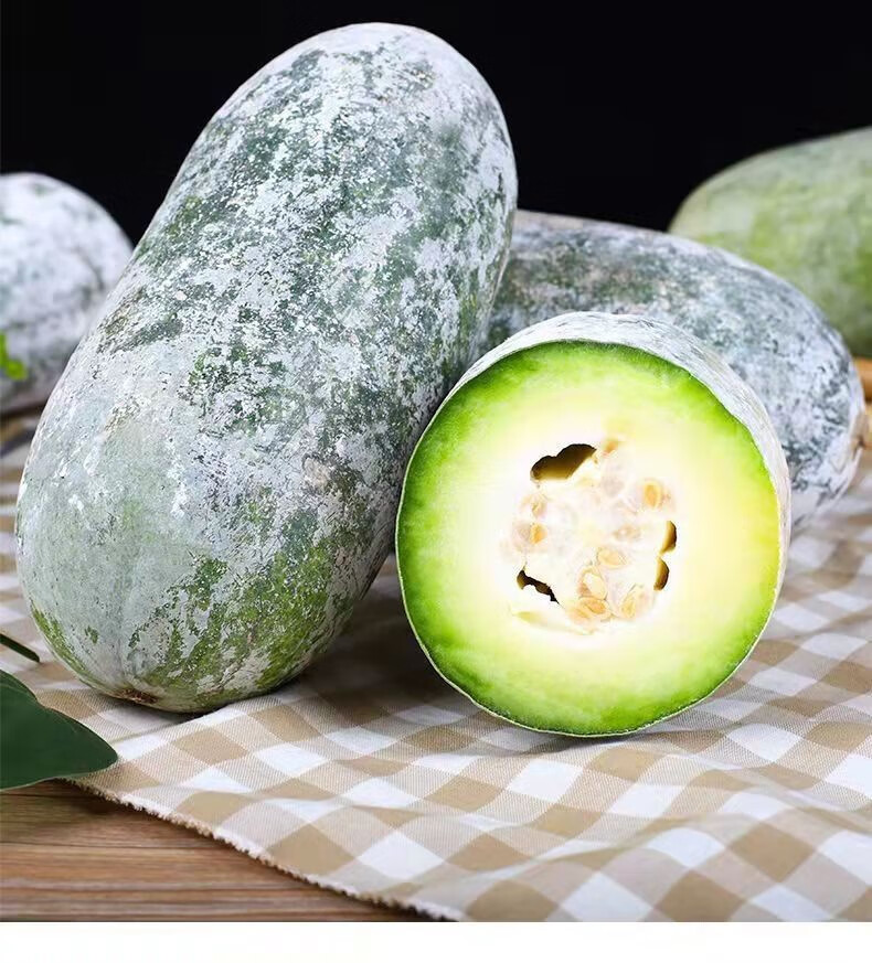 批发1o斤香冬瓜冰川袖珍迷你挂霜小糯面清香蔬菜新鲜当季节 (7-8斤)1
