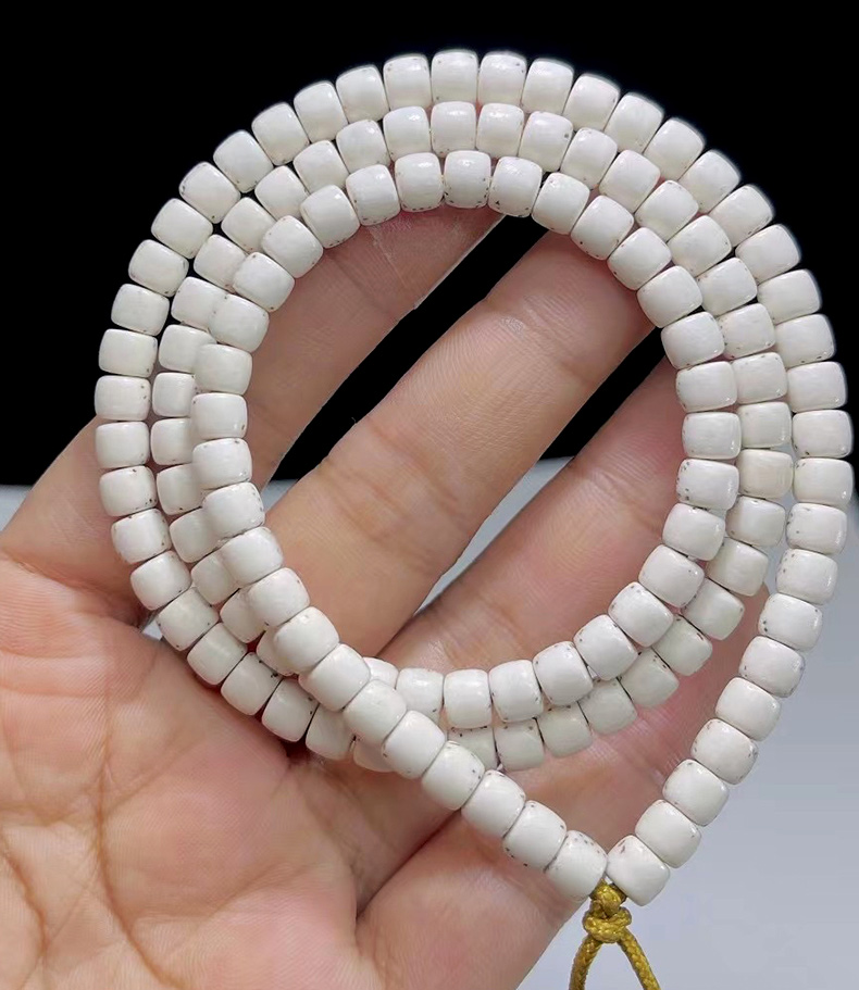 朴春毕业级半壁江山针尖星直切星月菩提大留白108颗佛珠手串项链手链