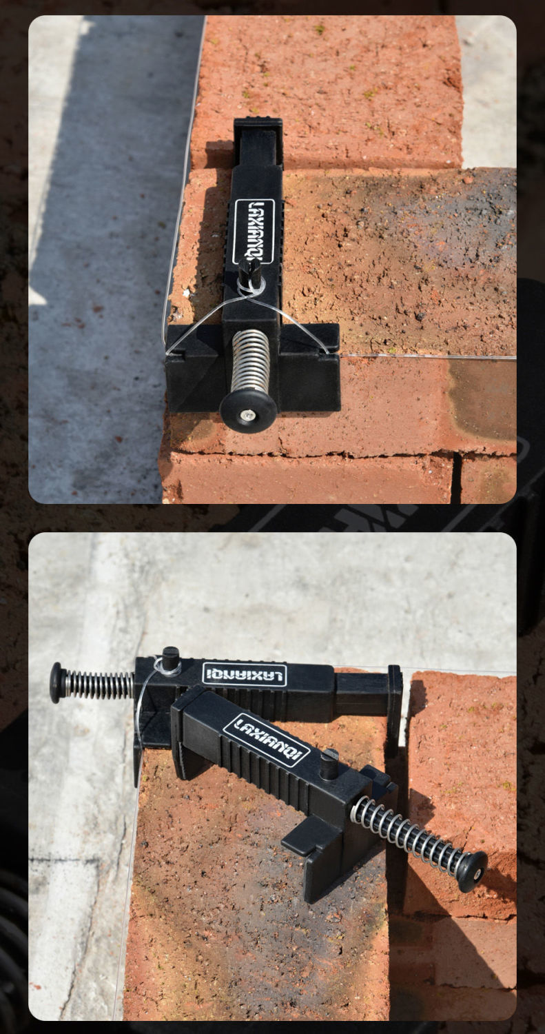 砌砖拉线器固定器泥瓦工建筑线架用于建筑施工工具2个装砌砖神器 砌砖