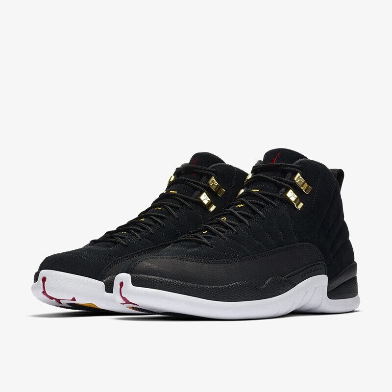 耐克aj12 nike air jordan 12 乔12 bordeaux 金扣新年男女休闲篮球鞋