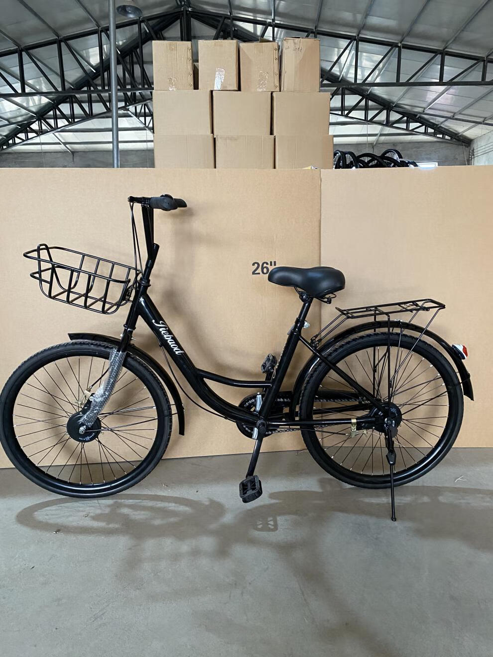 实心胎自行车 自行车实心胎24/26寸实心胎免充气自行车成人男女学生