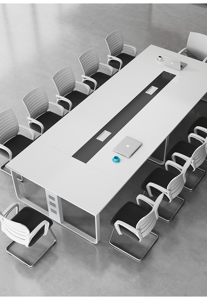 会议桌椅简约现代长条桌洽谈培训桌办公家具办公桌6人8人10人会议桌长