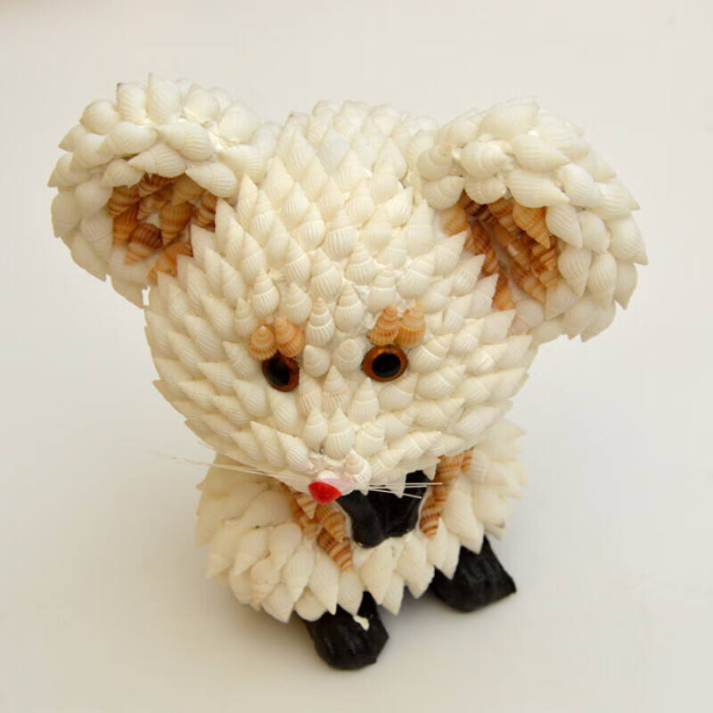 海螺贝壳摆件家居饰品贝壳工艺品家居摆设贝壳动物十二生肖 鼠