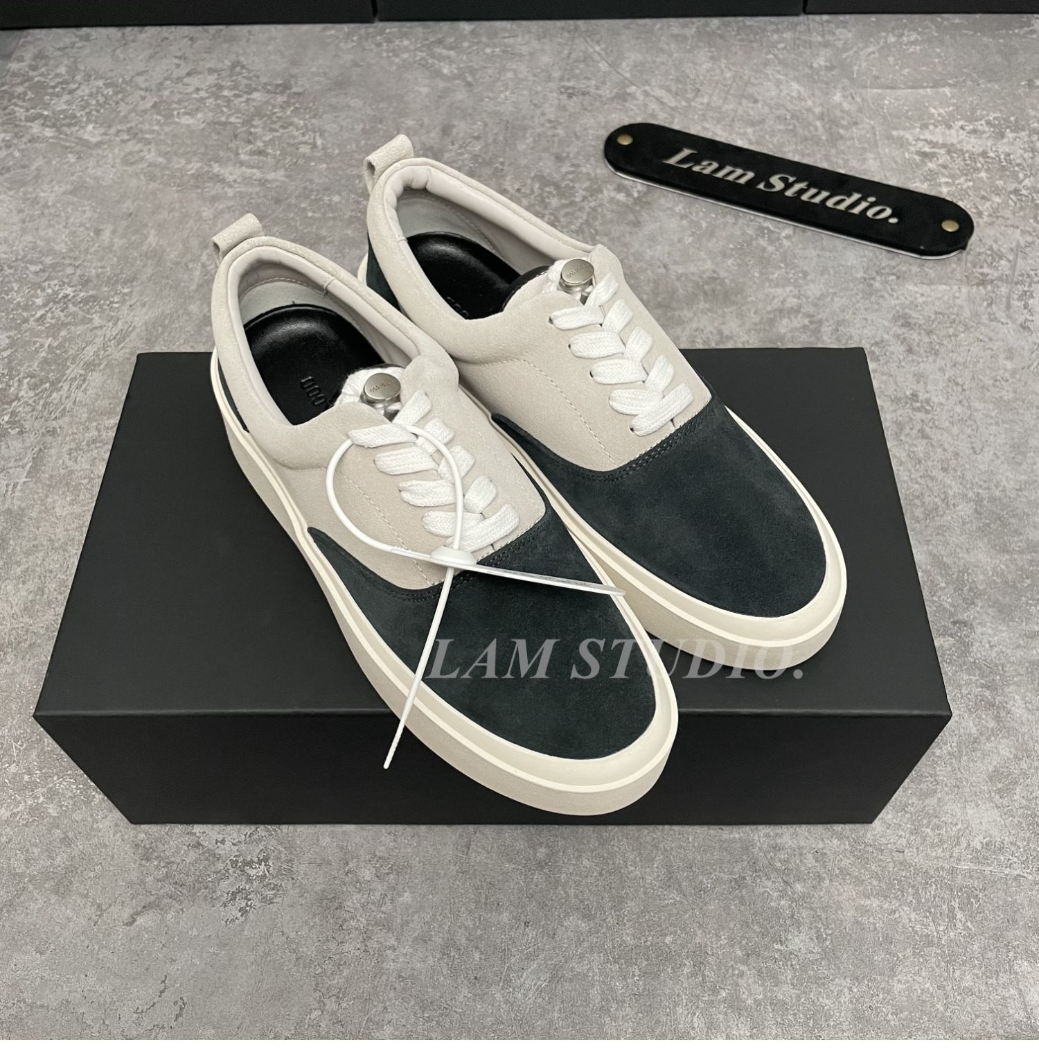 fog101板鞋fog 101 第六季19fw fear of god sneaker高街翻毛皮 深