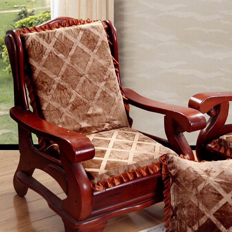 老板椅软垫 冬季毛绒连体老板椅垫子带靠背一座一靠电脑椅垫靠垫一体