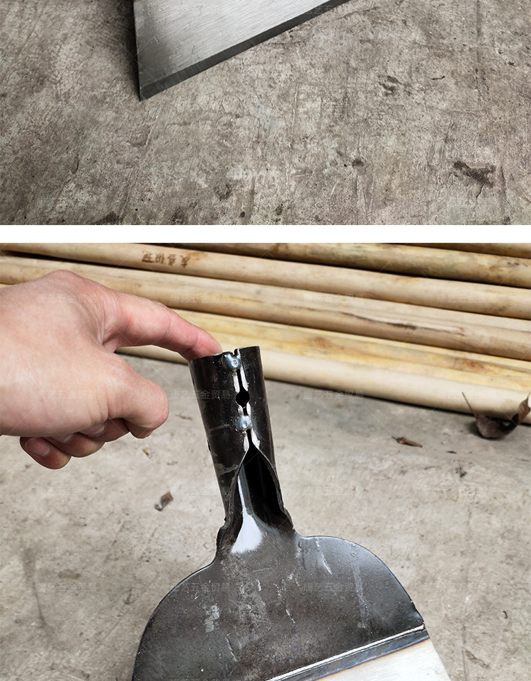锰钢清洁铲刀畜牧粪铲水泥地面除冰铲刀铲墙神器墙皮木把铲子工具