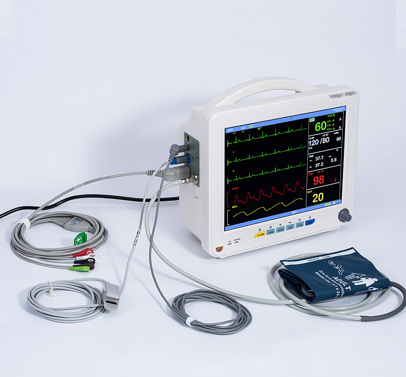 心电监护仪医用家用多参数便携式24小时一体机检测仪病人科曼标准款锂