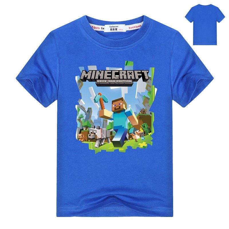 minecraft我的联名夏季薄款短袖同款dream衣服棉京菲依 夜光款-黑 120