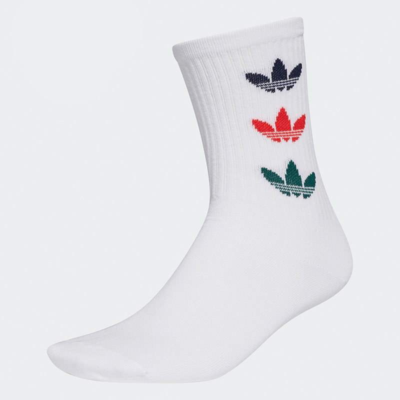 yysports adidas阿迪达斯三叶草袜子秋季新款男子舒适运动休闲袜 gd