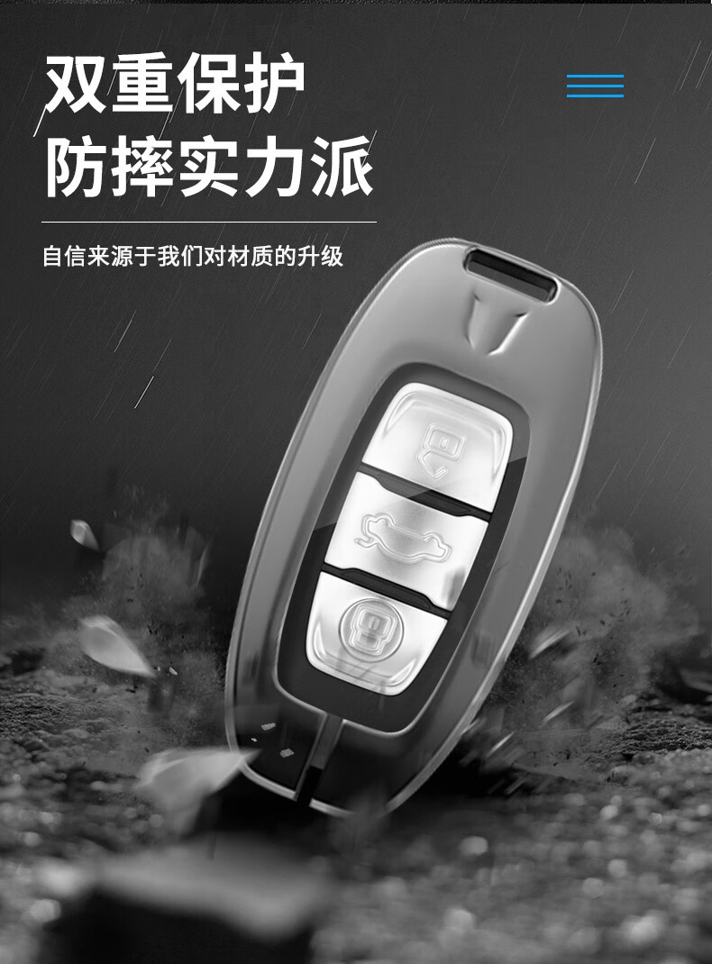 沭白【高质量】适用于红旗hs5钥匙套h9真皮hs7男汽车2022款20卡片金属