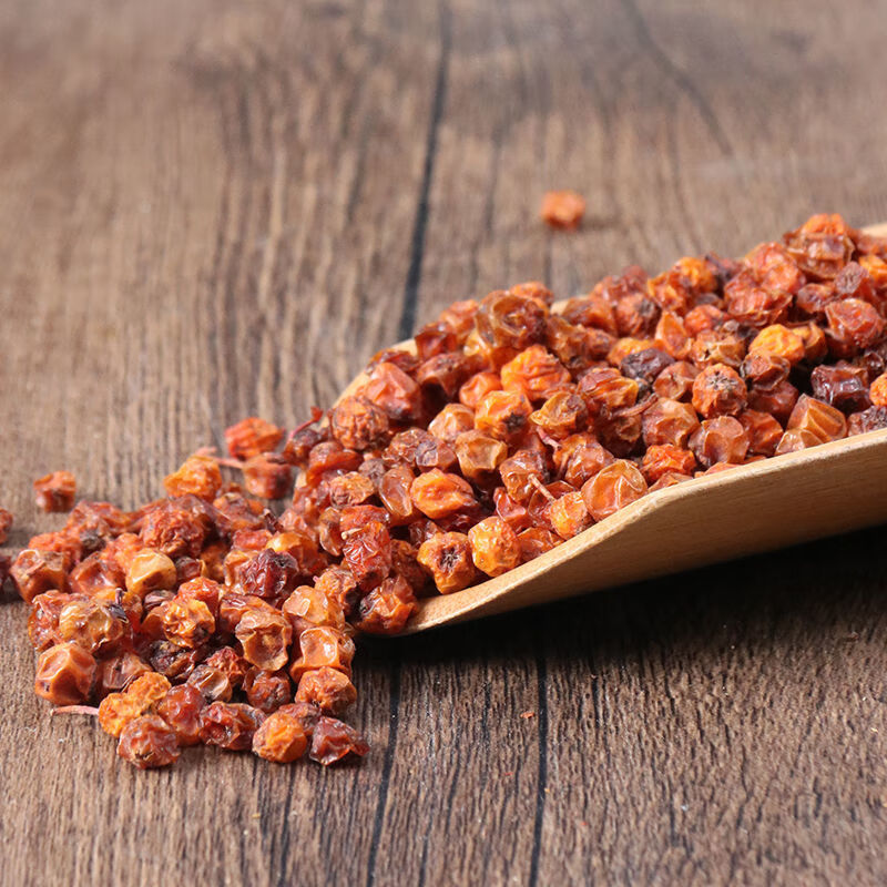 野生沙棘果干果中药新疆沙棘干大果沙荆果刺果沙棘子酸刺泡水 沙棘