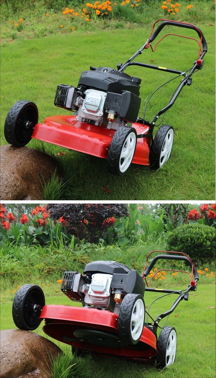 动力草坪割草机手推修剪果园自走式除草机神器小型家用打草机 21寸9