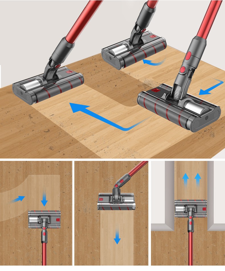 艾维诺aveeno无线吸尘器家用吸拖一体大功率手持式擦地机小型车用强力