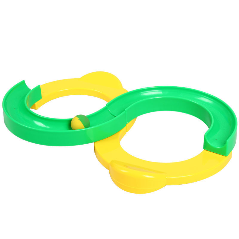 儿童88轨道球八八宝宝专注力玩具注意力自闭症孤独症感统训练器材黄绿