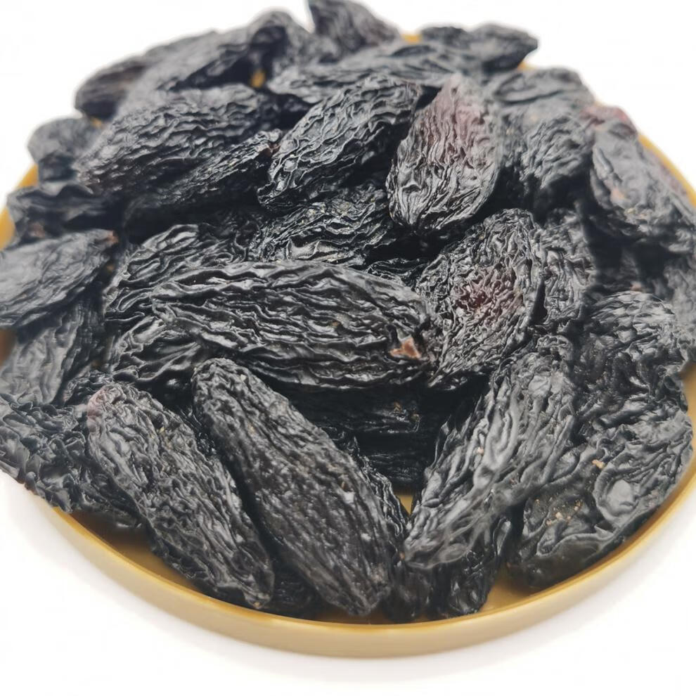 吐鲁番黑美人葡萄干特级新疆特产美食黑色果干500g装黑玫瑰 黑美人