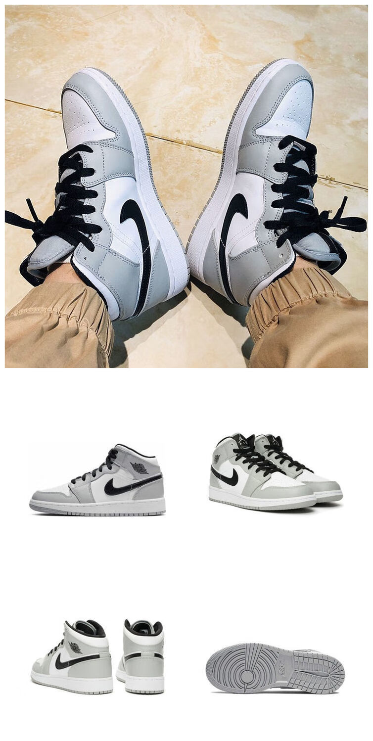 【官方旗舰】aj1高帮闪电倒钩黑曜石水洗蓝篮球鞋板鞋运动鞋男鞋a男女