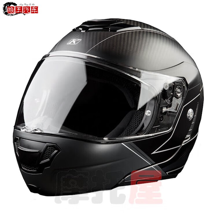 美国klim tk1200碳纤维摩托车揭面头盔拉力头盔旅行机车adv宝马杜卡迪