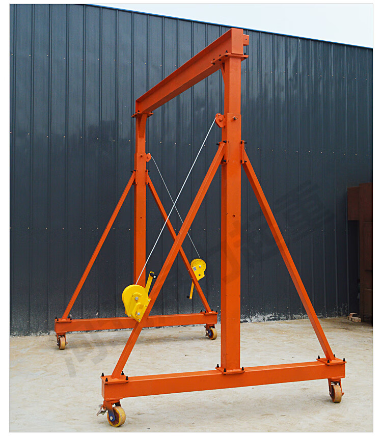 龙门吊架移动小型龙门架吊机起重升降机电动式可拆卸天车行车手推