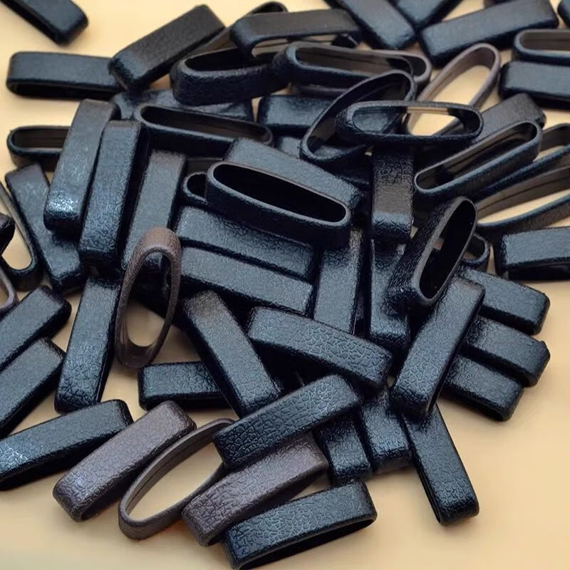 【精选品质】男生牛皮腰带皮圈环连接皮带尾部固定圈环配件皮套钥匙扣