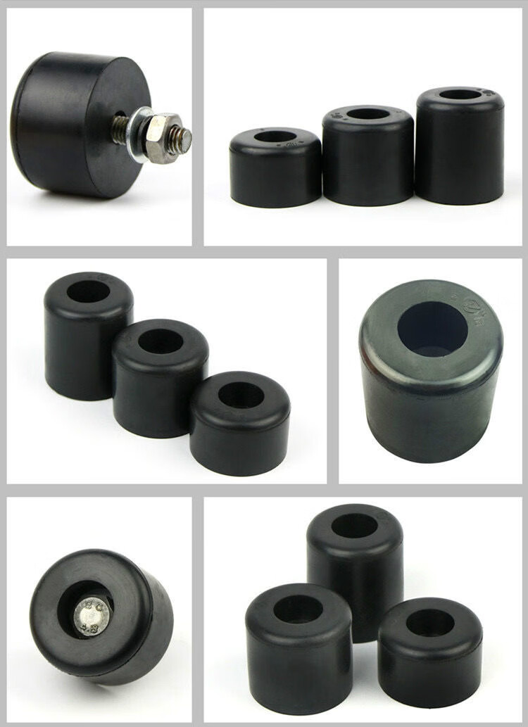 货车车厢防撞胶墩缓冲块大箱碰撞块缓冲胶垫防冲垫减震胶栏板胶44黑色