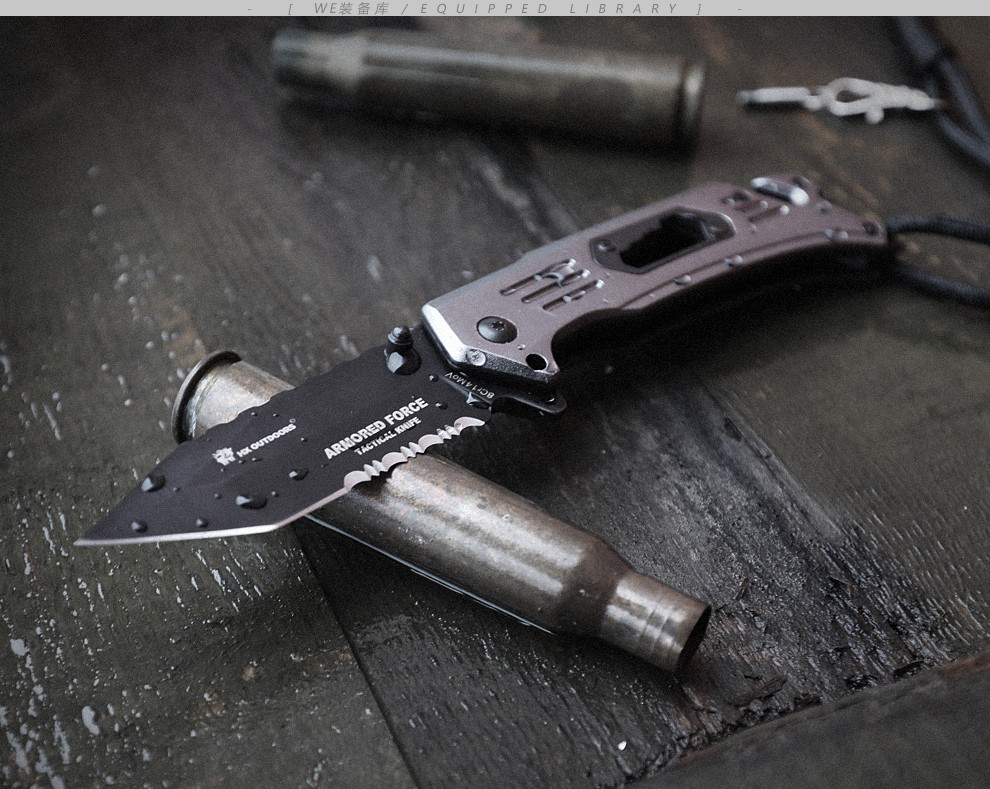 we装备库汉道突击者折叠刀多功能迷你军刀户外随身刀具edc战术高硬度