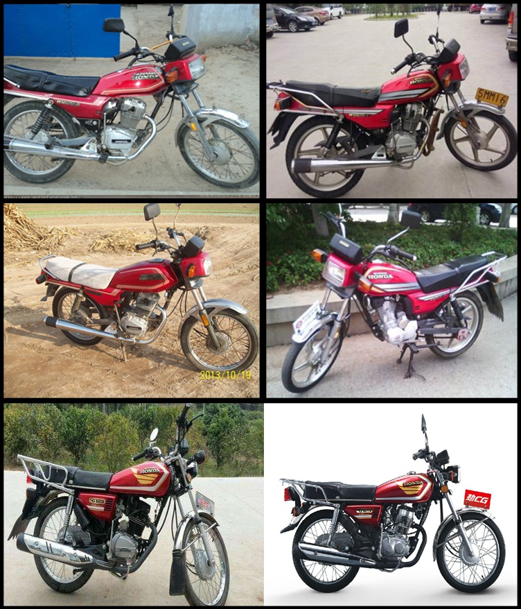 适用于适用飞肯摩托车本田cg125排气管幸福xf125zj125珠江125消音器