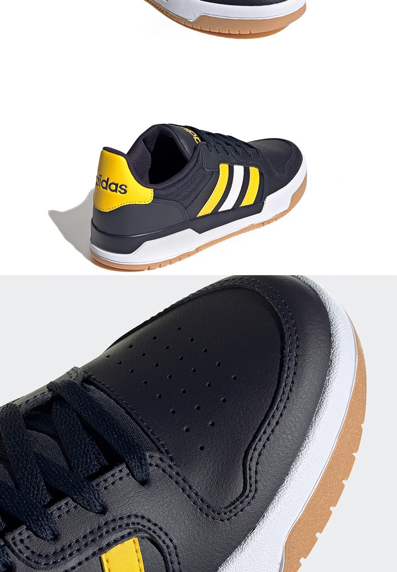 adidas阿迪达斯neo男鞋2021新款entrap休闲低帮小白鞋板鞋h01209 h0