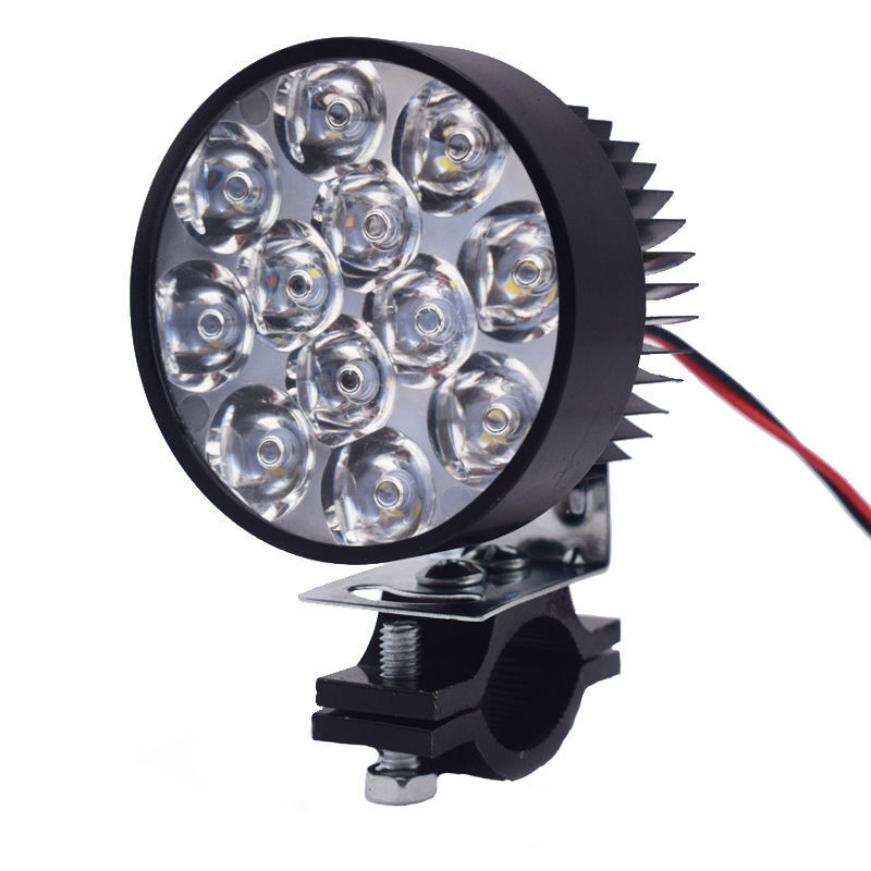 适用于三轮车大灯有远近灯 电动车led大灯摩托踏板三轮车改装灯超亮爆