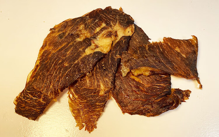 橙伯乐 小李的牛排课谷饲安格斯牛肉干原切菲力无防腐剂全干手撕牛肉