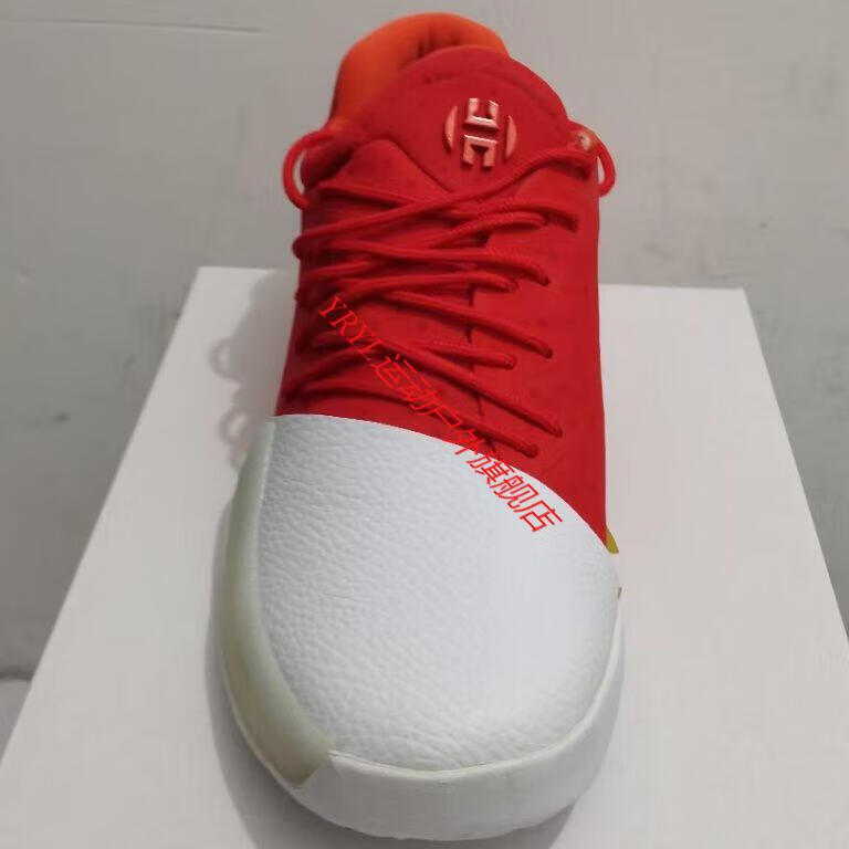 李宁寕官方旗舰哈登一代白红配色 苞米花缓震低帮轻便舒适 男子实战