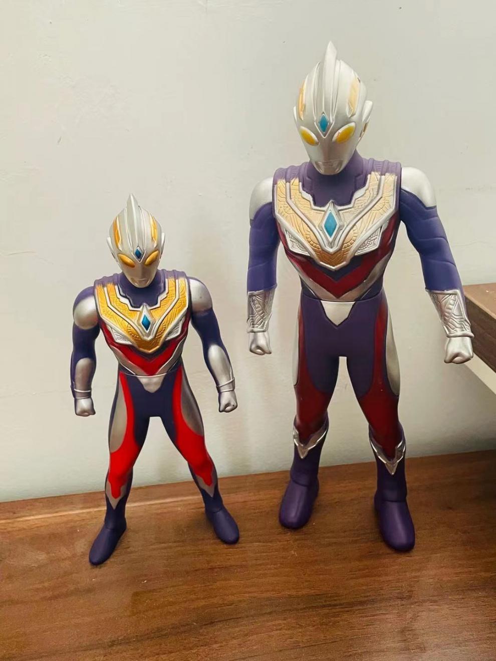 万代(bandai)特利迦奥特曼可动软胶大号人偶模型新生代迪迦空中力量