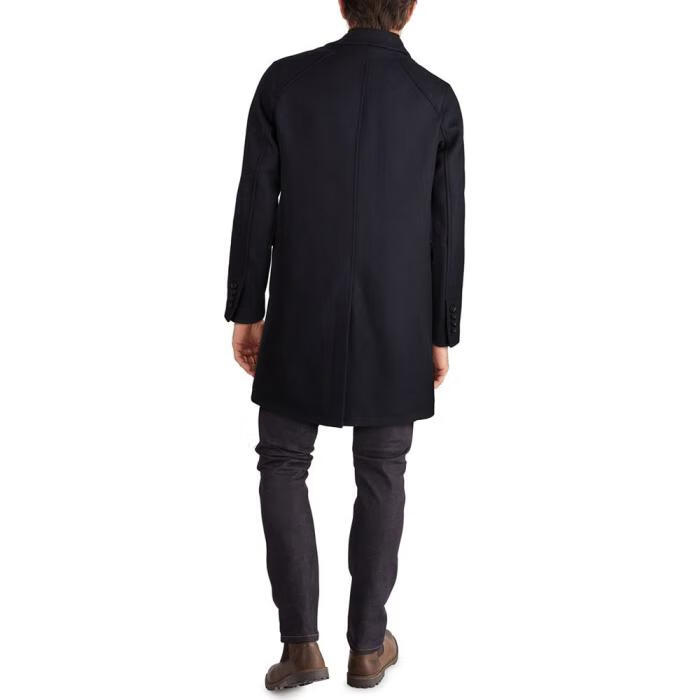 可汗colehaan男士保暖防风外套中长款休闲时尚舒适柔软11345902black