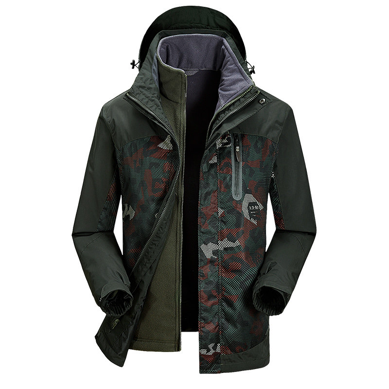 冬季新款冲锋衣男三合一可拆卸潮牌韩国两件套西藏山防风外套男官网